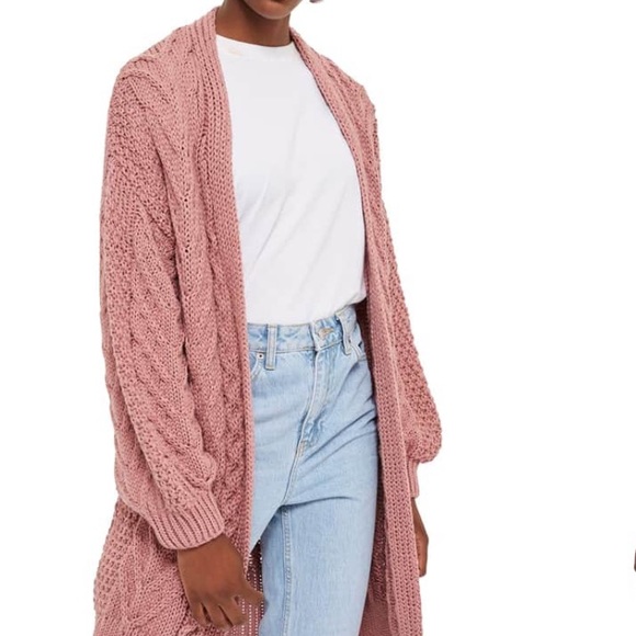 topshop oversized cardigan